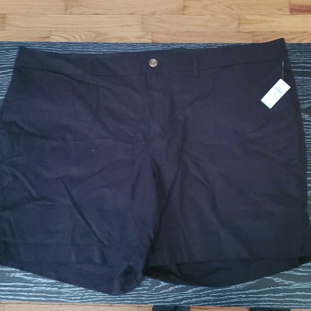 Old navy black khaki shorts